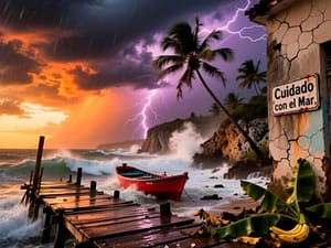 Тропический шторм Мелисса угрожает восточным… Тропический шторм «Мелисса» угрожает восточным...